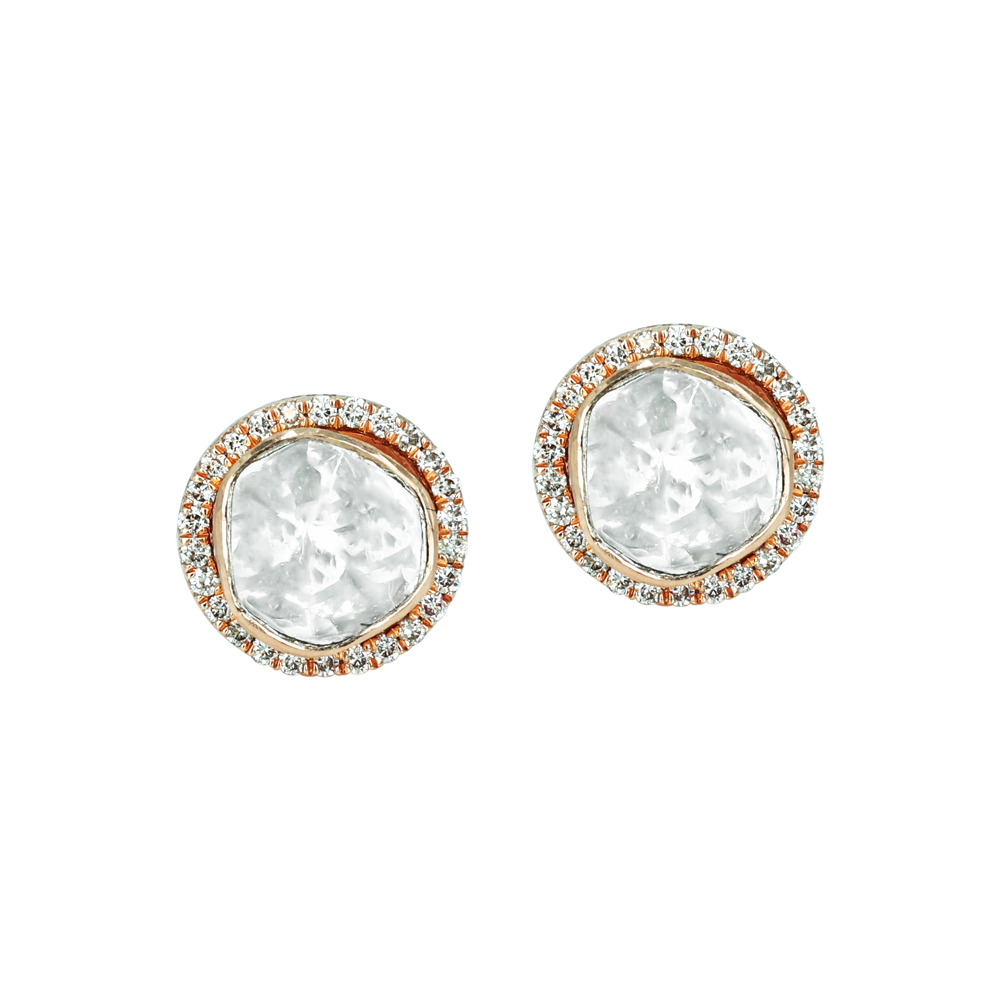 Sleek Open Polki Diamond Necklace with Central Statement Look